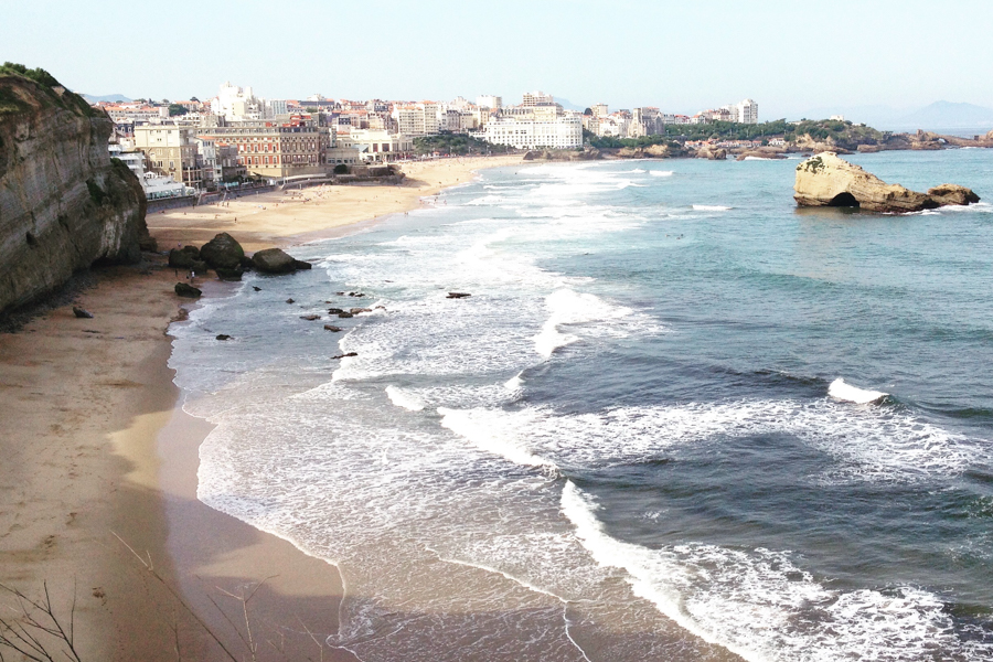 Biarritz beach