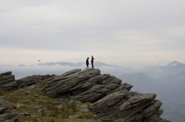 Randonnée hivernale dans le pays basque