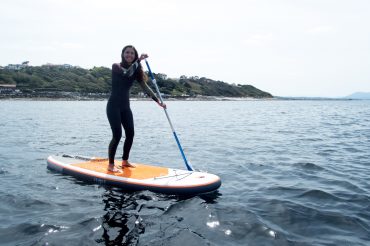 Inflatable stand up paddle, tested and approved!